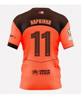 Günstige Barcelona Raphinha Belloli #11 3rd trikot 2025-26 Kurzarm